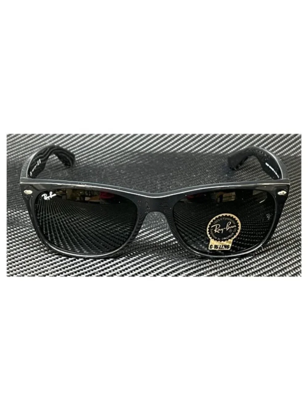 New Ray Ban Men  Black Sunglasses  58- 18- 140